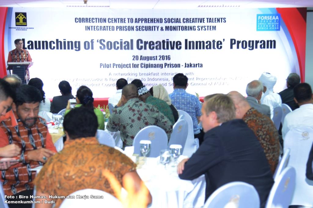 20160819 Launching Social Creative Inmate Program